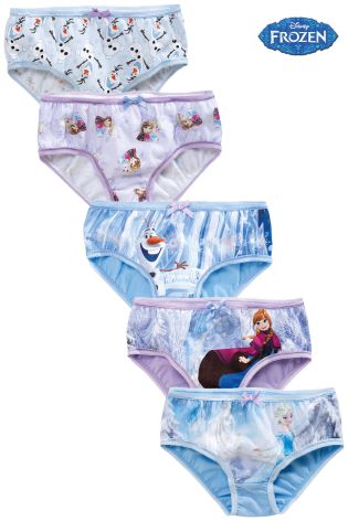 Blue Disney Frozen Briefs Five Pack (1.5-12yrs)